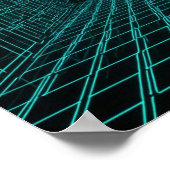 抽象芸術背景 ポスター (角)