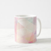 抽象芸術背景(三角波) コーヒーマグカップ (正面右)