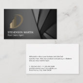 抽象芸術背景 名刺 (正面/裏面)