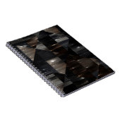 抽象芸術背景。灰色モザイクイラストレーションdigi ノートブック (右側)