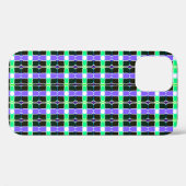 抽象芸術背景,色付きタータンチェックパターン,モーダ Case-Mate iPhoneケース (裏面 (横))