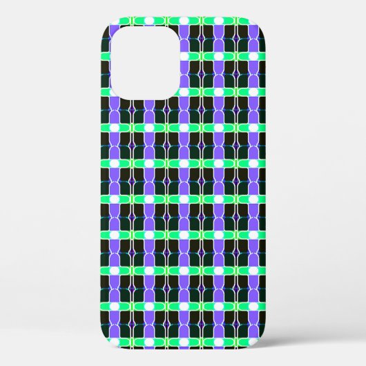 抽象芸術背景,色付きタータンチェックパターン,モーダ Case-Mate iPhoneケース (裏面)