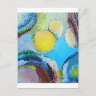 抽象芸術胞子（顕微表現主義） ポストカード