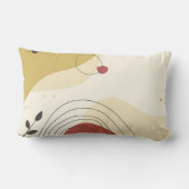 抽象芸術腰枕 ランバークッション (裏面)