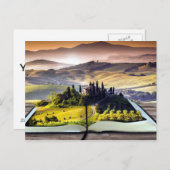 抽象芸術自然の横長(Book Reader用) ポストカード (正面/裏面)