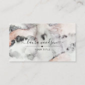 抽象芸術自然の色の形状 名刺 (正面)