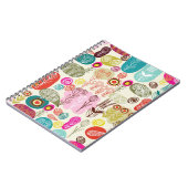 抽象芸術自然アイコンノートブック ノートブック (左側)