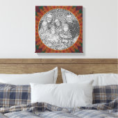 抽象芸術自然アート独自の写真を作成 キャンバスプリント (インサイチュ (寝室))