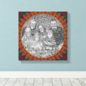 抽象芸術自然アート独自の写真を作成 キャンバスプリント (インサイチュ (ウッドフロア))