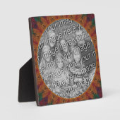 抽象芸術自然アート独自の写真を作成 フォトプラーク (正面)