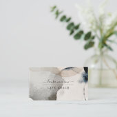 抽象芸術自然カラー形状寿命コーチ 名刺 (スタンド正面)