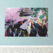 抽象芸術自然キャンバス印刷 キャンバスプリント (インサイチュ (ウッドフロア))