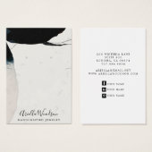 抽象芸術自然シェイプイヤリングネックレスディスプレイ (正面&裏面)