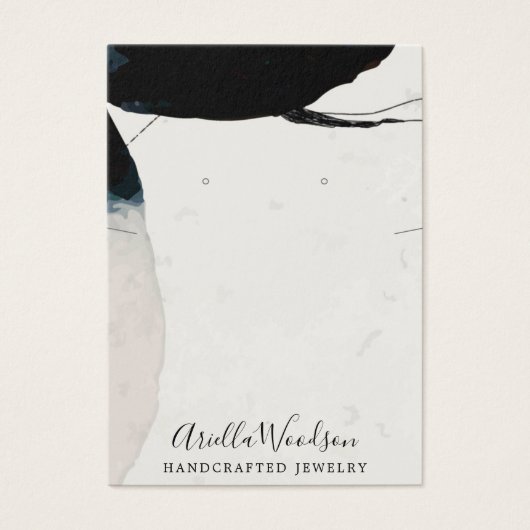 抽象芸術自然シェイプイヤリングネックレスディスプレイ (正面)