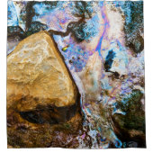 抽象芸術自然スチルウォーターシャワーカーテン シャワーカーテン (正面)