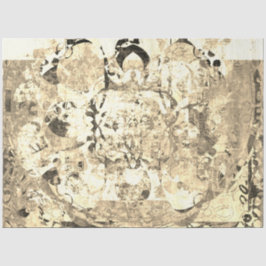 抽象芸術自然セピア色風変わり調法 薄葉紙