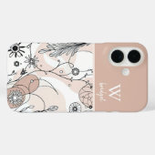 抽象芸術自然ボホミニマルスタイル Case-Mate iPhoneケース (裏面 (横))