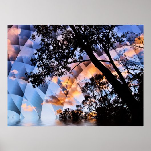 抽象芸術自然ポスター ポスター (正面)