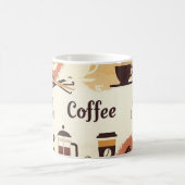 抽象芸術自然マグカップデザイン コーヒーマグカップ (中央)