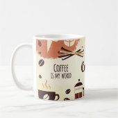 抽象芸術自然マグカップデザイン コーヒーマグカップ (左)