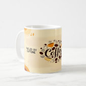 抽象芸術自然マグカップデザイン コーヒーマグカップ (正面左)