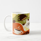 抽象芸術自然マグカップデザイン コーヒーマグカップ (左)