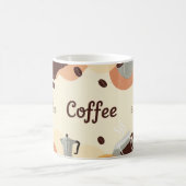 抽象芸術自然マグカップデザイン コーヒーマグカップ (中央)