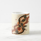 抽象芸術自然マグカップデザイン コーヒーマグカップ (中央)