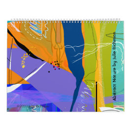 抽象芸術自然予定表 カレンダー
