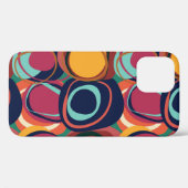 抽象芸術自然型枠シームレスパターン Case-Mate iPhoneケース (裏面 (横))