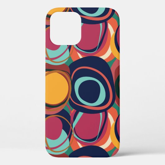 抽象芸術自然型枠シームレスパターン Case-Mate iPhoneケース (裏面)