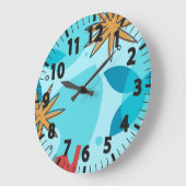 抽象芸術自然大時計 ラージ壁時計 (傾斜)