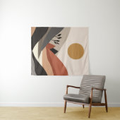 抽象芸術自然景観 タペストリー (インサイチュ(横))