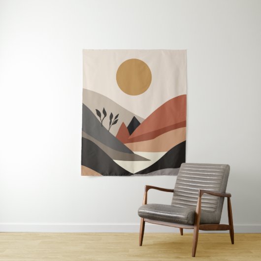 抽象芸術自然景観 タペストリー (インサイチュ)