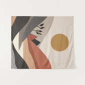 抽象芸術自然景観 タペストリー (正面(横))