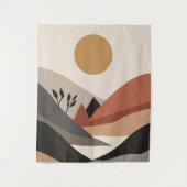 抽象芸術自然景観 タペストリー (正面)