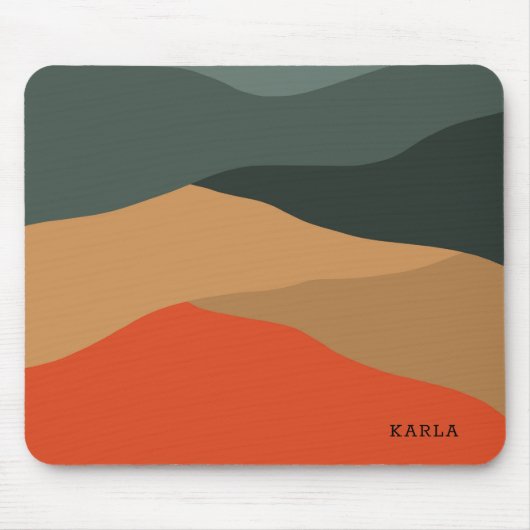 抽象芸術自然景観 マウスパッド (正面)