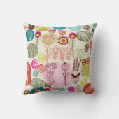 抽象芸術自然枕 クッション (裏面)