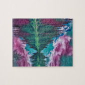 抽象芸術自然森林荒野景観 ジグソーパズル (横)