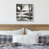 抽象芸術自然芸術 キャンバスプリント (インサイチュ (寝室))