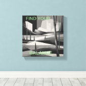 抽象芸術自然芸術 キャンバスプリント (インサイチュ (ウッドフロア))