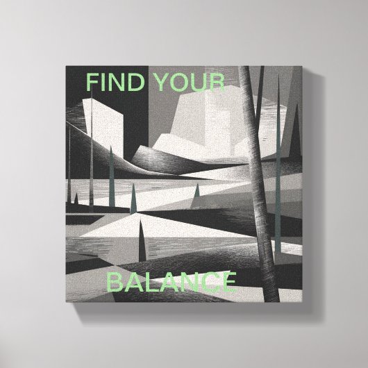 抽象芸術自然芸術 キャンバスプリント (正面)