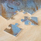 抽象芸術自然金銀蝶 ジグソーパズル (側面)