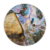 抽象芸術自然静止水切り盤 カッティングボード (正面)