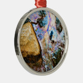 抽象芸術自然静止水金属オーナメント メタルオーナメント (右)