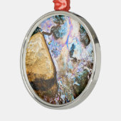 抽象芸術自然静止水金属オーナメント メタルオーナメント (左)