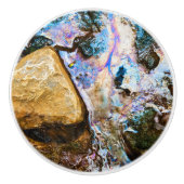 抽象芸術自然静水器つまみ セラミックノブ (正面)