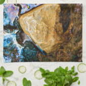 抽象芸術自然静水 キッチンタオル (折り畳み)