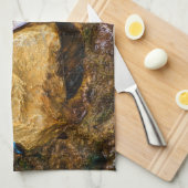 抽象芸術自然静水 キッチンタオル (四つ折り)