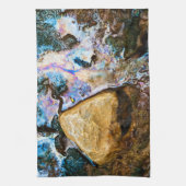 抽象芸術自然静水 キッチンタオル (縦)